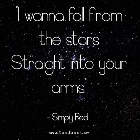i want to fall from the stars simply red